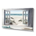 thumbnail image 1 of Designart Window To The Beach III Canvas Wall Art, 1 of 5