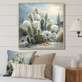 thumbnail image 1 of Designart "Winter Cactus Appeal" Cactus Floater Framed Canvas Prints, 1 of 5