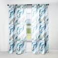 thumbnail image 1 of Designart "Winter Calm" Abstract Room Darkening Curtain Single Panel, 1 of 6