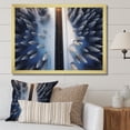 thumbnail image 1 of Designart "Winter Forest Journey Endless Road Ahead I" Landscapes Framed Wall Art Decor - Modern White Road Entryway Framed Wall Art Print, 1 of 6