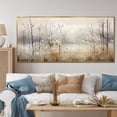 thumbnail image 1 of Designart "Winter Meadow View A Scene of Calmness II" Oversized Landscapes Framed Wall Art - Traditional Grey Meadow Bedroom Framed Canvas Wall Art, 1 of 7