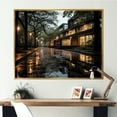 thumbnail image 1 of Designart "Winter Photo Of A College University" College & University Buildings Floater Framed Wall Art Prints, 1 of 5