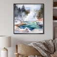 thumbnail image 1 of Designart "Winter'S Charming Geyser" Geyser Floater Framed Canvas Prints, 1 of 5