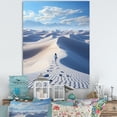 thumbnail image 1 of Designart "Winter Solitude Snowy Desert" Landscape & Nature Wall Art Print, 1 of 5