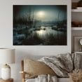 thumbnail image 1 of Designart "Winter Tree In Black And White Photography I" Tree Canvas Wall Art, 1 of 7