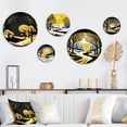 thumbnail image 1 of Designart "Winter Trees In The Snow Mountain Forest VI" Landscape Forest Metal Wall Art Set of 5 Piece, 1 of 5
