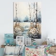 thumbnail image 1 of Designart "Winter Wonderland Alaska I" Landscapes Metal Wall Art Prints, 1 of 5