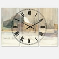 thumbnail image 1 of Designart 'Winter on the Farm house' Farmhouse wall clock, 1 of 3