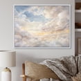 thumbnail image 1 of Designart "Wintry Clouds Allure" Clouds Floater Framed Canvas Art Print, 1 of 5