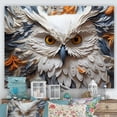 thumbnail image 1 of Designart "Wisdom In The Eyes Of Owls I" Animals Owl Canvas Prints, 1 of 1