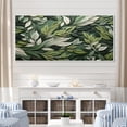 thumbnail image 1 of Designart "Wisdom of Sage Herbs V" Extra Large Floral Framed Wall Art - Traditional Green Herbs Bedroom Framed Canvas Wall Art, 1 of 7