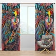 thumbnail image 1 of Designart 'Woman Portrait In Your Dreams' Glamour Blackout Curtain Panel, 1 of 4