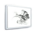 thumbnail image 1 of Designart ' Woman and Smoke Double Exposure ' Portrait Framed Canvas Art Print, 1 of 3