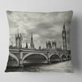 thumbnail image 1 of Designart Wonderful View of Westminster Bridge - Cityscape Throw Pillow - 16x16, 1 of 4