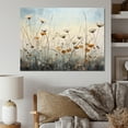thumbnail image 1 of Designart "Wonderland Of Minimalist Wildflowers I" Meadow Canvas Art Print, 1 of 7