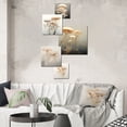 thumbnail image 1 of Designart "Wondrous Minimalist Jellyfish" Jellyfish Wall Art Set Of 5 - Beige Traditional Wall Living Room Decor Set, 1 of 6