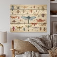 thumbnail image 1 of Designart "Wondrous Tiny Insects I" Animals Print on Natural Pine Wood, 1 of 5
