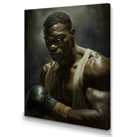 Designart Wrestling Man Canvas Wall Art
