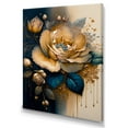 thumbnail image 1 of Designart Yellow And Blue Roses I Canvas Wall Art, 1 of 5