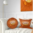 thumbnail image 1 of Designart Yellow Blossom Fractal Flower - Flower Throw Pillow - 12x20, 1 of 5