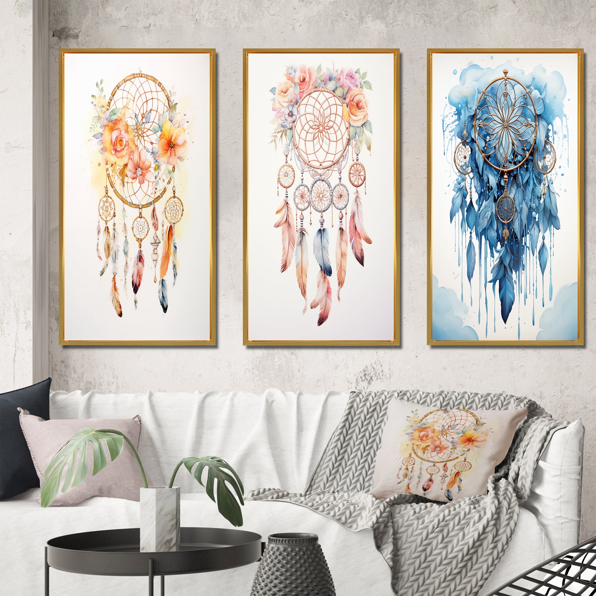 Whimsy Yellow Design Designart