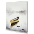 thumbnail image 1 of Designart Yellow Canoe On The Lake I Canvas Wall Art, 1 of 5