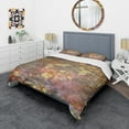 thumbnail image 1 of Designart 'Yellow Cubes on Nebula Background' Modern & Contemporary Duvet Cover Set, 1 of 1