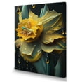 thumbnail image 1 of Designart Yellow Daffodil Flowers Canvas Wall Art, 1 of 5