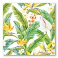 thumbnail image 1 of Designart ' Yellow Flowers and Tropical Foliage II ' Modern Canvas Wall Art Print, 1 of 4