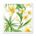 thumbnail image 1 of Designart 'Yellow Flowers and Tropical Foliage X' Traditional Framed Art Print, 1 of 4