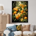 thumbnail image 1 of Designart "Yellow Green Music Choir euphony" Farmhouse Floater Framed Canvas Print, 1 of 7