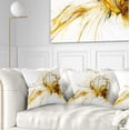 thumbnail image 1 of Designart Yellow Spiral Galaxy - Abstract Throw Pillow - 18x18, 1 of 5
