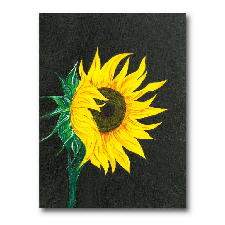 Va va voom (black / mustard) unframed print