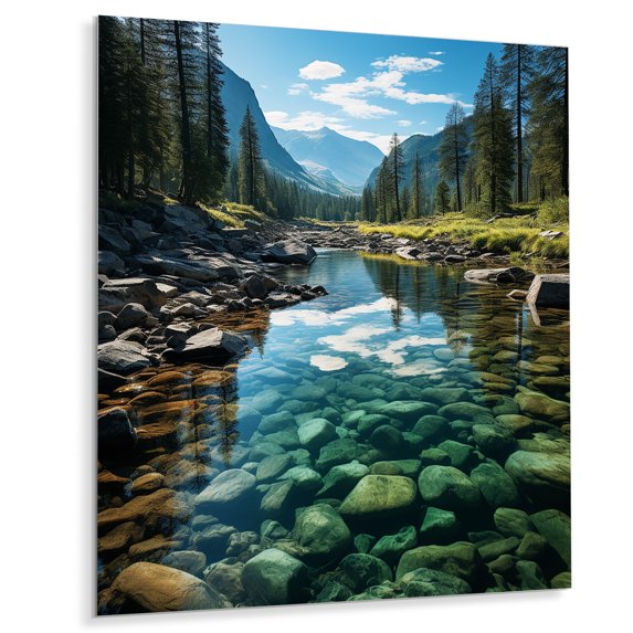 Designart "Yosemite National Park, California USA s Natural Wonderland" Landscapes Metal Art Living Room