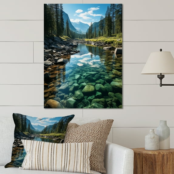 Designart "Yosemite National Park, California USA s Natural Wonderland" Landscapes Metal Art Living Room