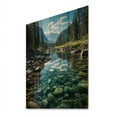 thumbnail image 1 of Designart "Yosemite National Park, California USA s Natural Wonderland" Landscapes Print on Natural Pine Wood, 1 of 5