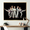 thumbnail image 1 of Designart "Young Karate Practitioners" Martial Arts Floater Framed Canvas Wall Art, 1 of 5
