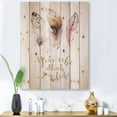 thumbnail image 1 of Designart 'Your Vibe Attracts Your Tribe Ethnic Feathers I' Bohemian & Eclectic Print on Natural Pine Wood, 1 of 5