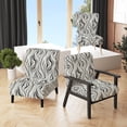 thumbnail image 1 of Designart "Zebra Elegance In Monochrome" White Zebra Upholstered Accent Chair - Modern Arm Chair For Bedroom, 1 of 5