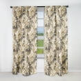 thumbnail image 1 of Designart "Zen Driftwood In The Tropics II" Tropical Blackout Curtain Single Panel, 1 of 4