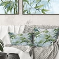 thumbnail image 1 of Designart "Zen Essence Of Tropical Bamboo III" Tropical Printed Throw Pillow, 1 of 5