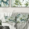 thumbnail image 1 of Designart "Zen Essence Of Tropical Bamboo IV" Tropical Printed Throw Pillow, 1 of 5