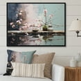 thumbnail image 1 of Designart "Zen Garden Asian Painting II" Asian Art Floater Framed Canvas Print, 1 of 7
