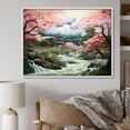 thumbnail image 1 of Designart "Zen Garden Asian Painting III" Asian Floater Framed Canvas Art Print, 1 of 7