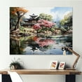 thumbnail image 1 of Designart "Zen Garden China Art painting" Chinese Canvas Wall Art, 1 of 5