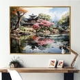 thumbnail image 1 of Designart "Zen Garden China Art painting" Chinese Floater Framed Canvas Wall Art, 1 of 7