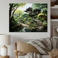 thumbnail image 1 of Designart "Zen Garden Serenity Japanese Artistic Tranquility I" Japanese Wall Art Print, 1 of 5