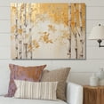 thumbnail image 1 of Designart "Zen Moment With Blue And Gold Bamboo I" Bamboo Wall Decor, 1 of 7
