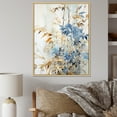 thumbnail image 1 of Designart "Zen Moment With Blue And Gold Bamboo V" Bamboo Floater Framed Canvas Prints, 1 of 5