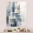 thumbnail image 1 of Designart "Zen in Grey Abstract V" Minimalism Metal Wall Art Prints, 1 of 5